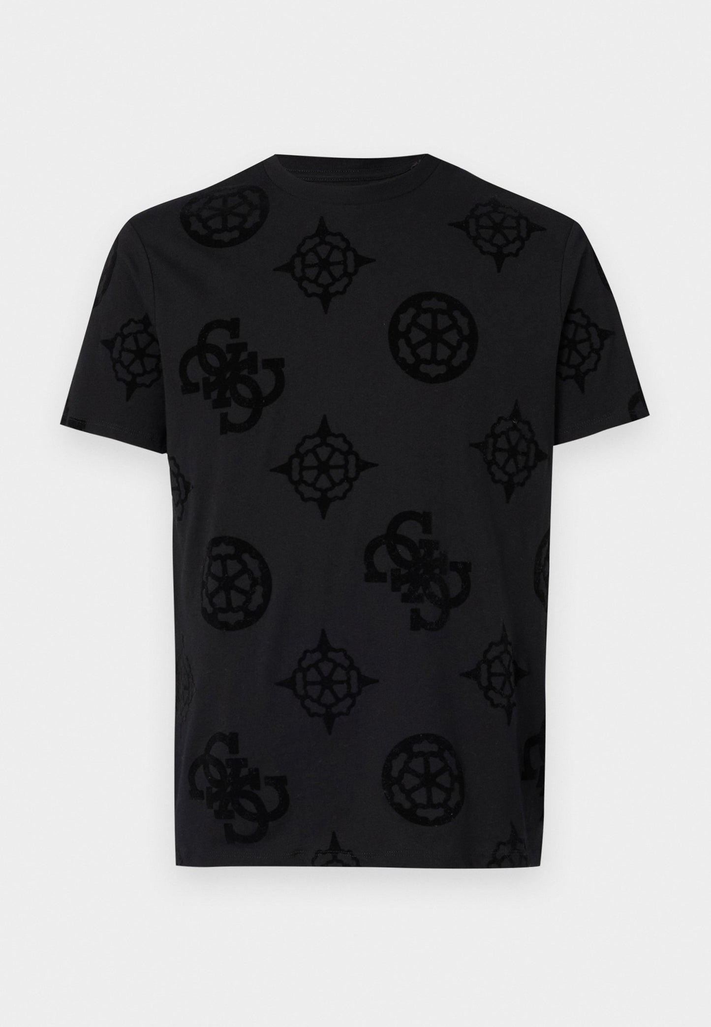 Guess PEONY - T-shirt imprimé - jet black