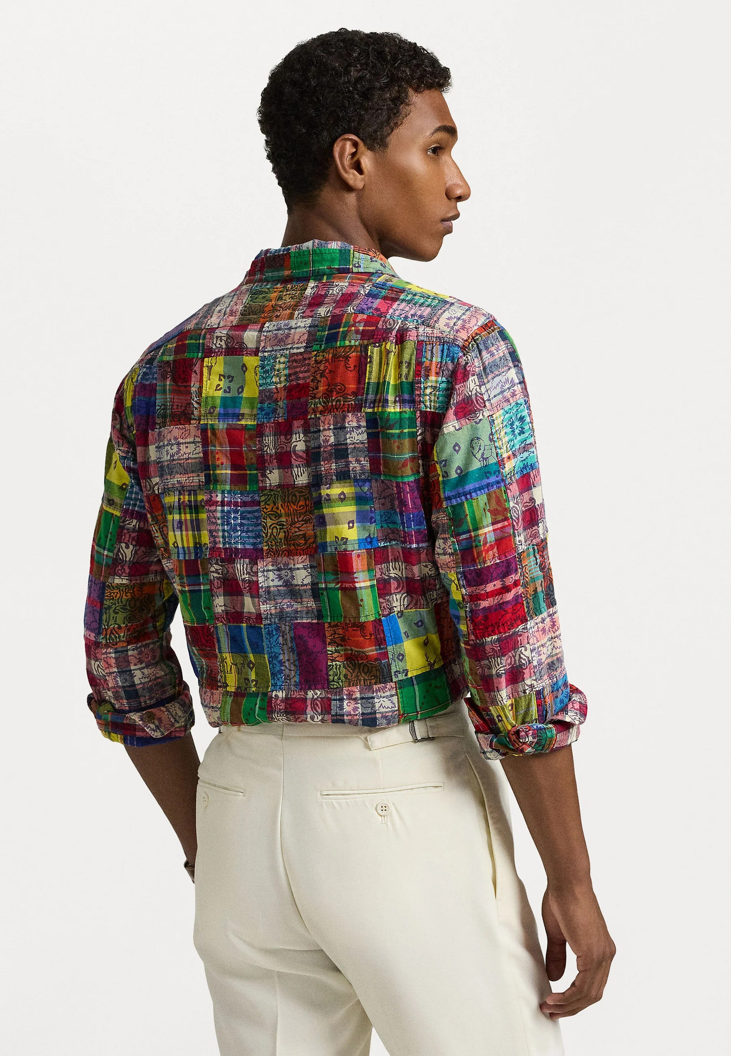 Polo Ralph Lauren CLASSIC FIT PATCHWORK MADRAS CAMP SHIRT - Chemise - block print patchwork