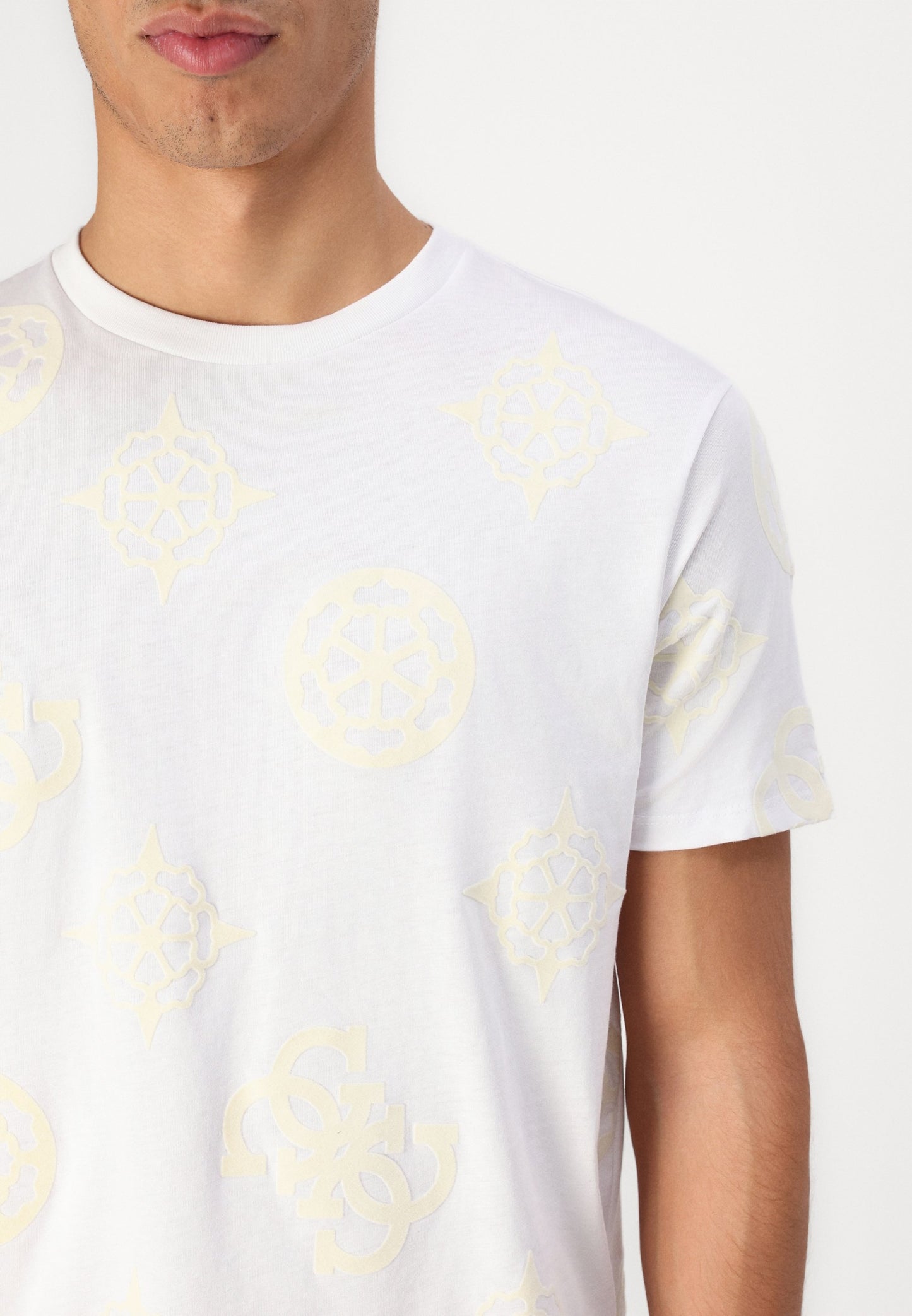 Guess PEONY - T-shirt imprimé - jet black