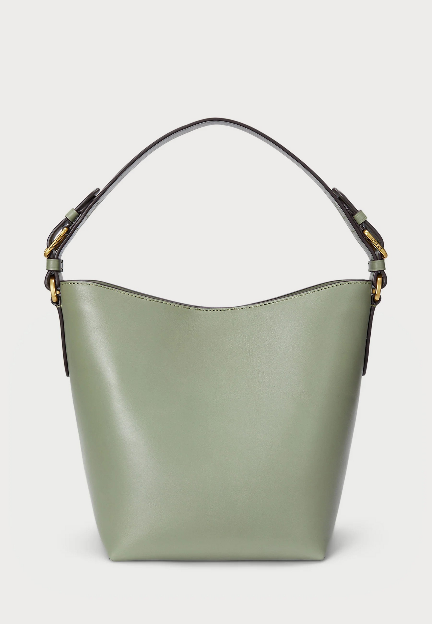 Lauren Ralph Lauren LEATHER MEDIUM WITLEY BUCKET BAG - Sac à main - lauren tan