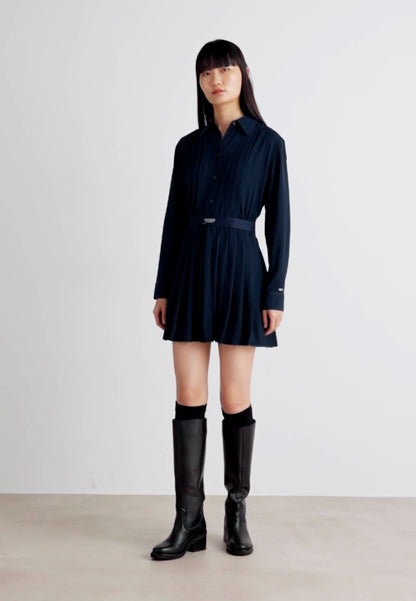 Tommy Jeans TAPE DRESS - Robe de jour - dark night navy