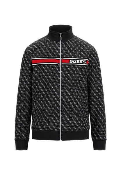 Guess ALLOVER LOGO - Sweat zippé