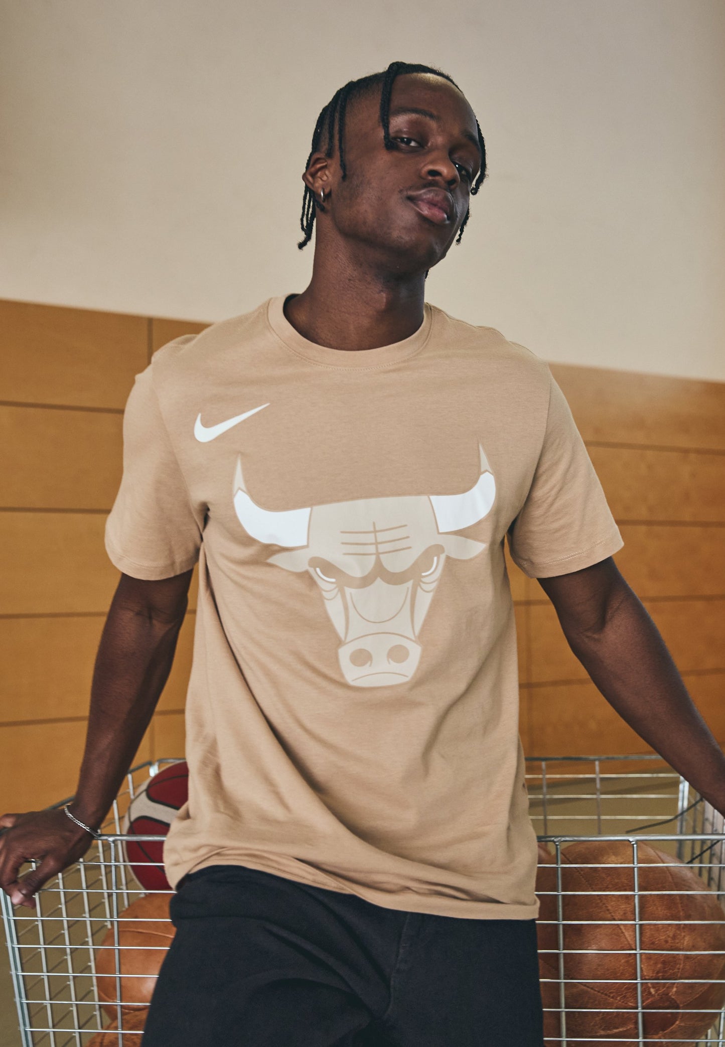 Nike Performance NBA CITY EDITION CHICAGO BULLS LOGO TEE - Article de supporter - hemp