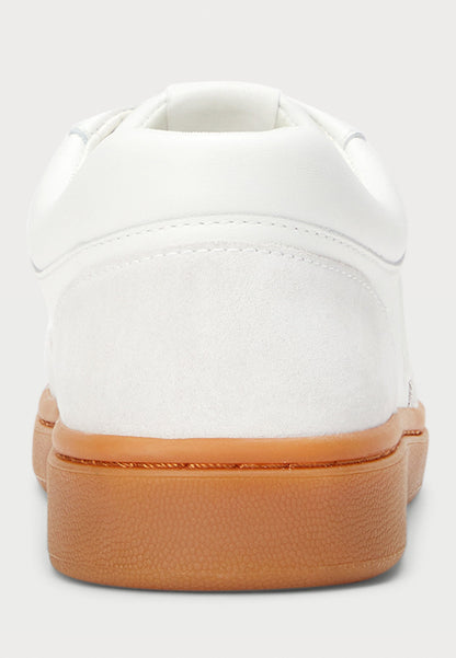 Lauren Ralph Lauren HAILEY VI LEATHER & SUEDE SNEAKER - Baskets basses