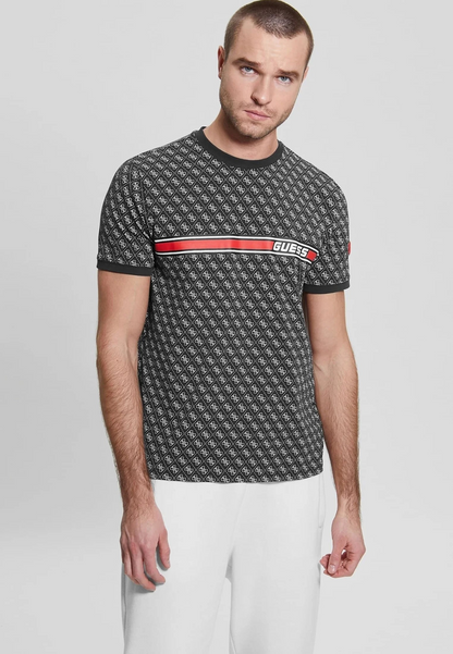 Guess LOGO ALL OVER - T-shirt imprimé