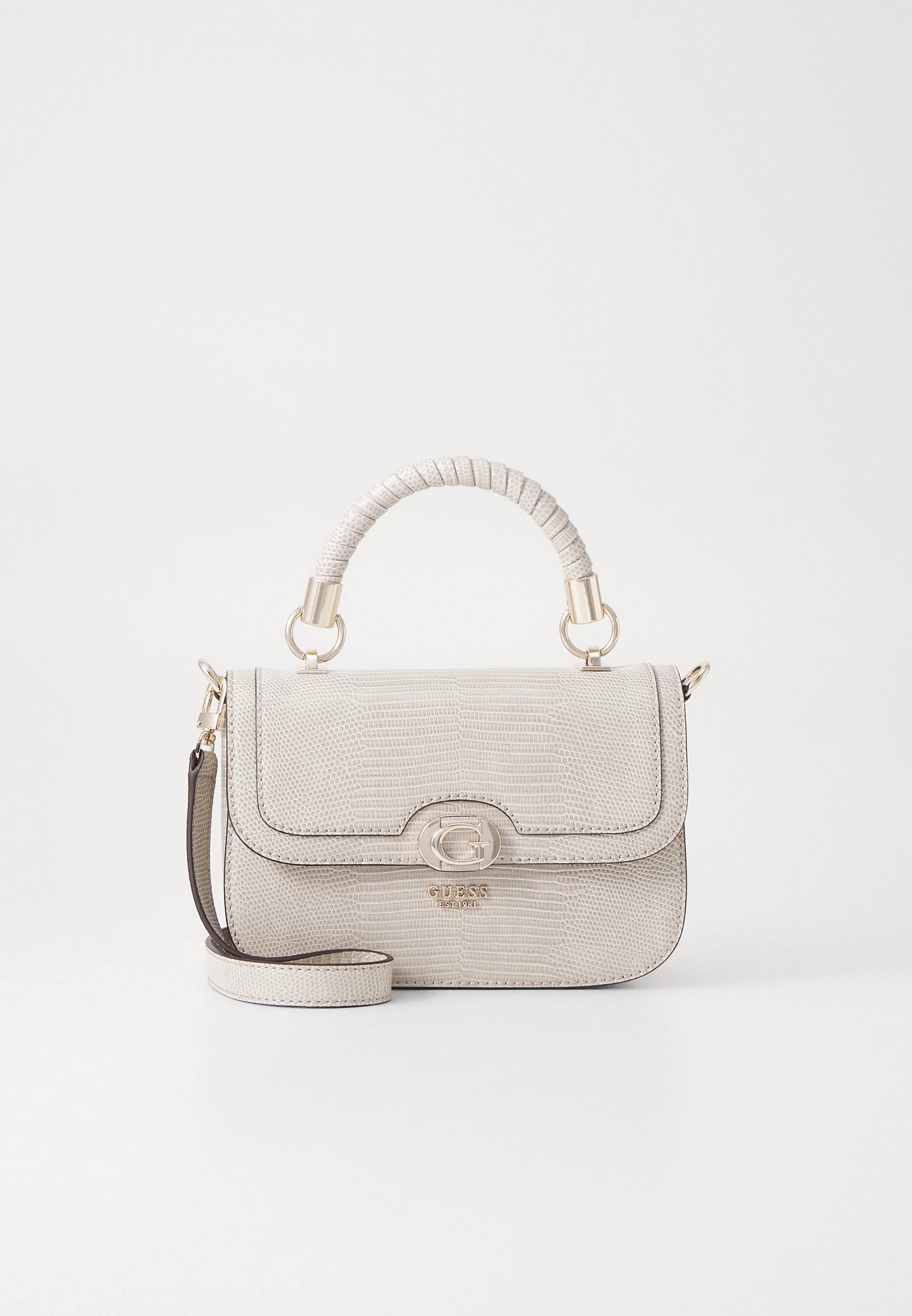 Guess ORLINA TOP HANDLE FLAP - Sac à main - taupe