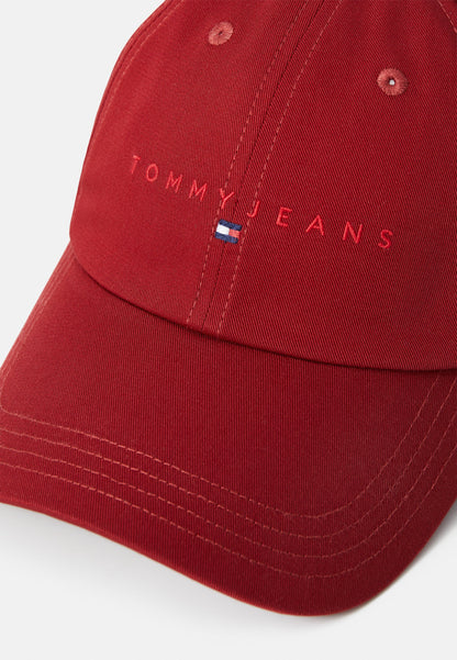 Tommy Jeans LINEAR LOGO UNISEX - Casquette - magma red