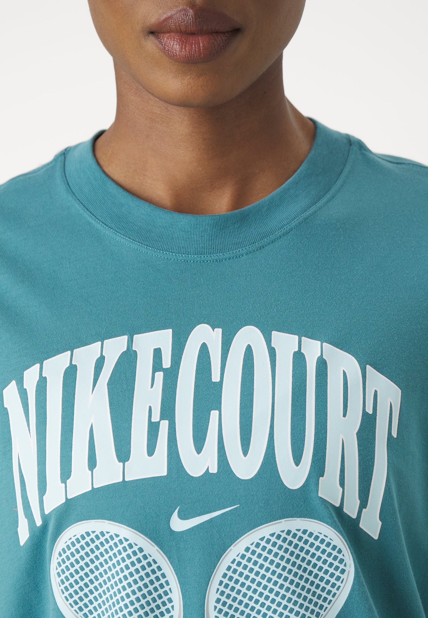 Nike Performance SLAM TEE OPEN - T-shirt de sport - mineral teal