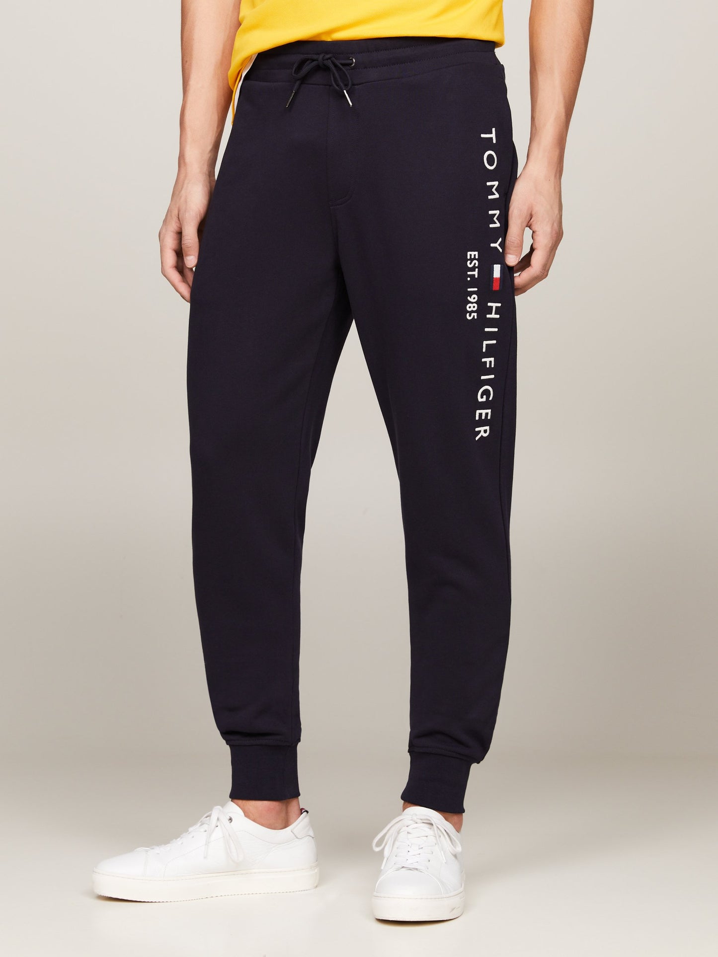 Tommy Hilfiger LOGO - Pantalon de survêtement - black