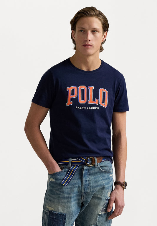 Polo Ralph Lauren SHORT SLEEVE - T-shirt imprimé - cruise navy