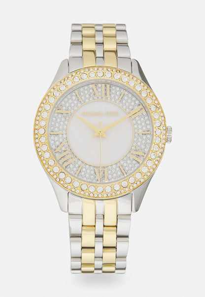 Michael Kors HARLOWE WATCH - Montre - silver/gold