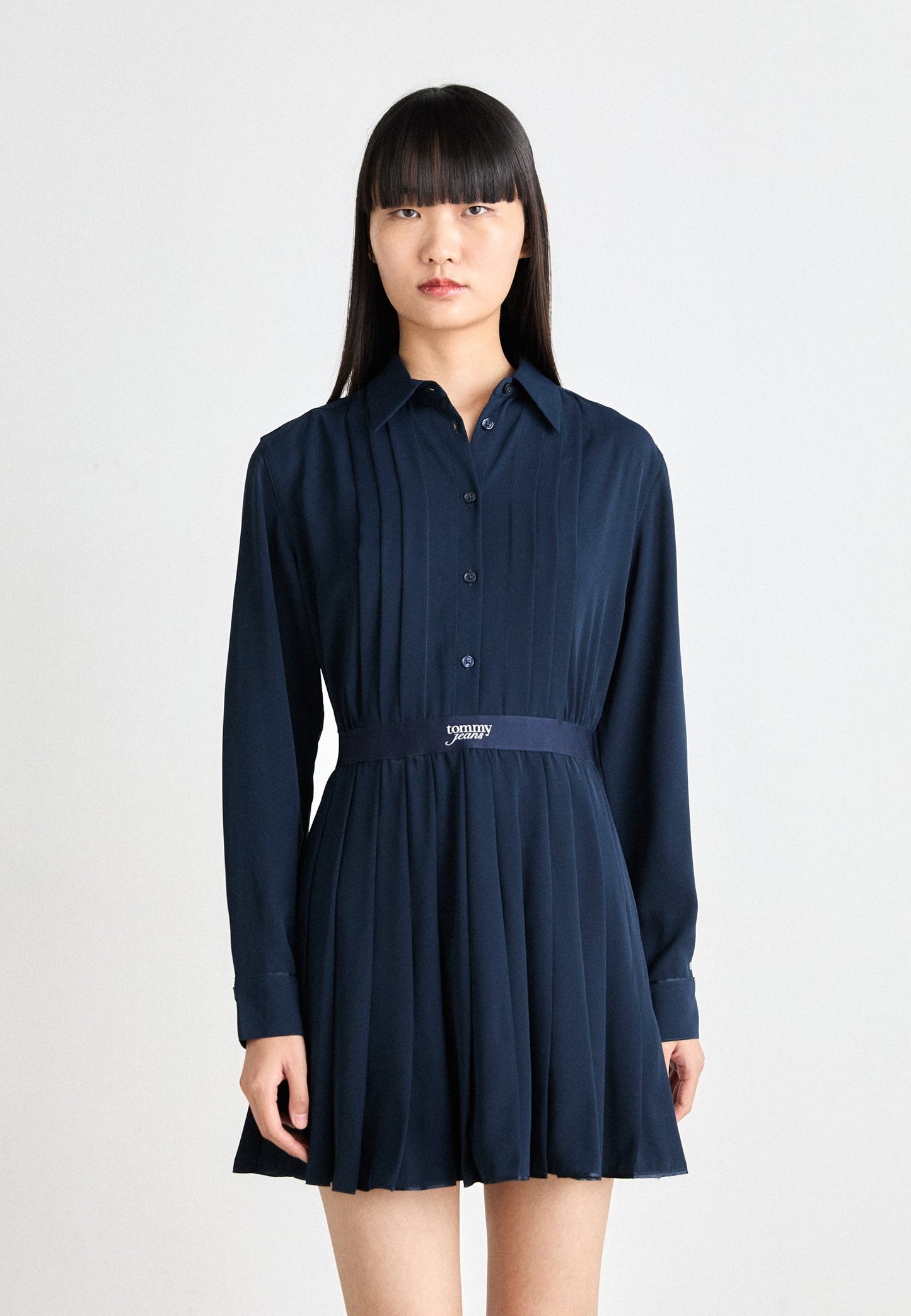 Tommy Jeans TAPE DRESS - Robe de jour - dark night navy