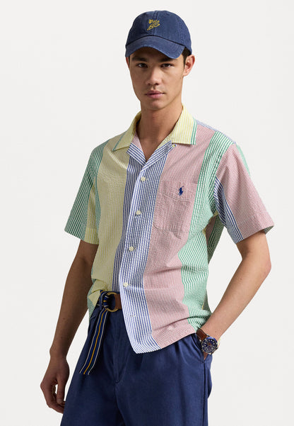 Polo Ralph Lauren CLASSIC STRIPED SEERSUCKER CAMP SHIRT - Chemise