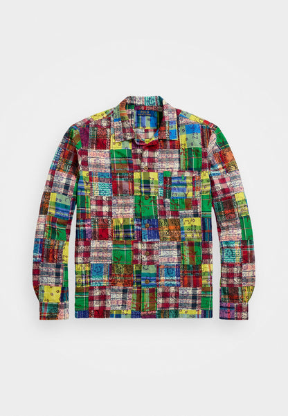 Polo Ralph Lauren CLASSIC FIT PATCHWORK MADRAS CAMP SHIRT - Chemise - block print patchwork