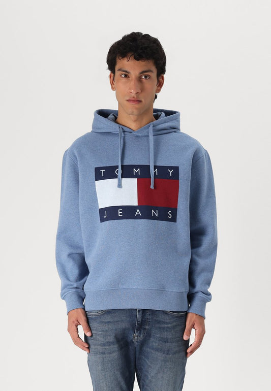 Tommy Jeans MELANGE FLAG HOODIE - Sweatshirt