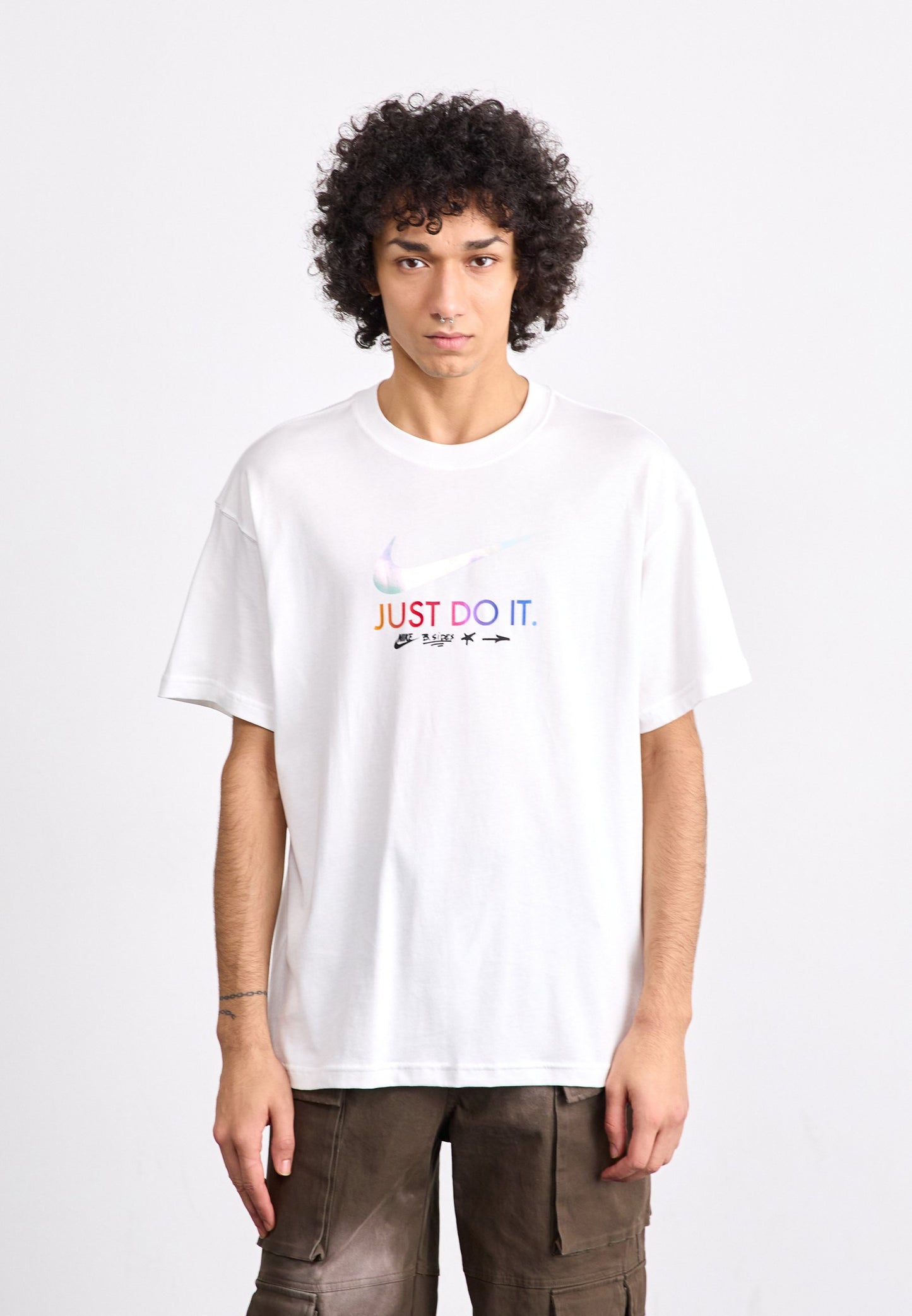 Nike Sportswear TEE MIXTAPE - T-shirt imprimé - white