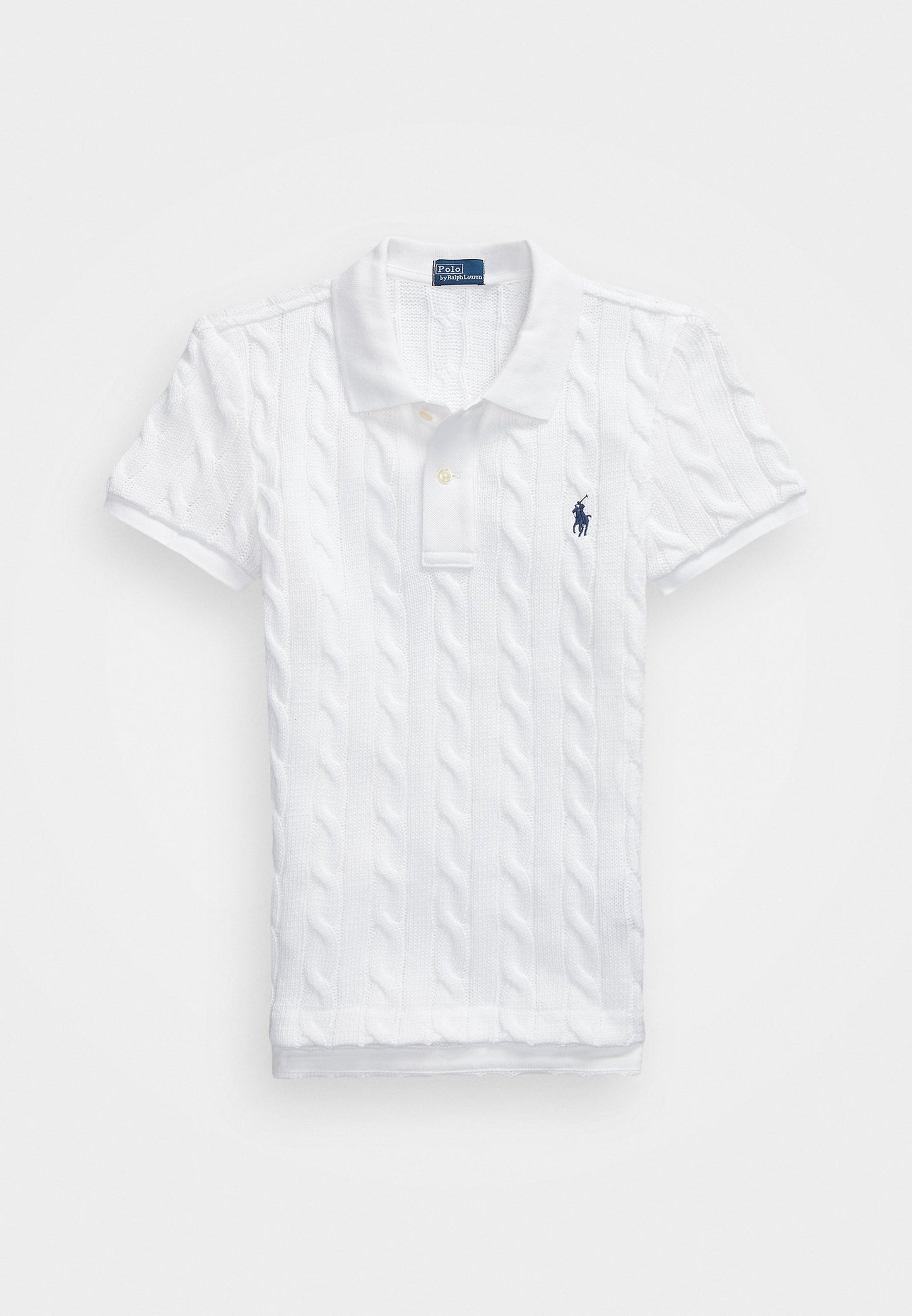 Polo Ralph Lauren CABLE KNIT POLO SHIRT - Polo