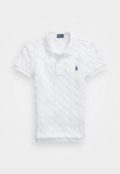 Polo Ralph Lauren CABLE KNIT POLO SHIRT - Polo