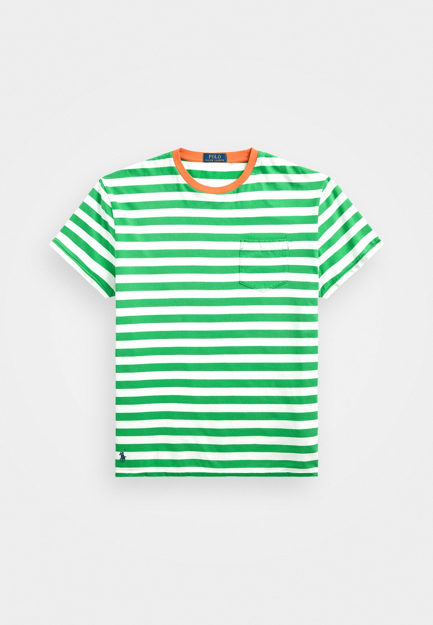 Polo Ralph Lauren CLASSIC FIT STRIPED JERSEY T-SHIRT - T-shirt imprimé - blue saturn multi