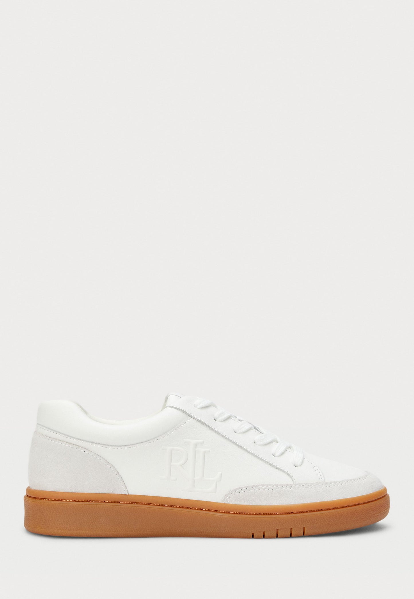 Lauren Ralph Lauren HAILEY VI LEATHER & SUEDE SNEAKER - Baskets basses