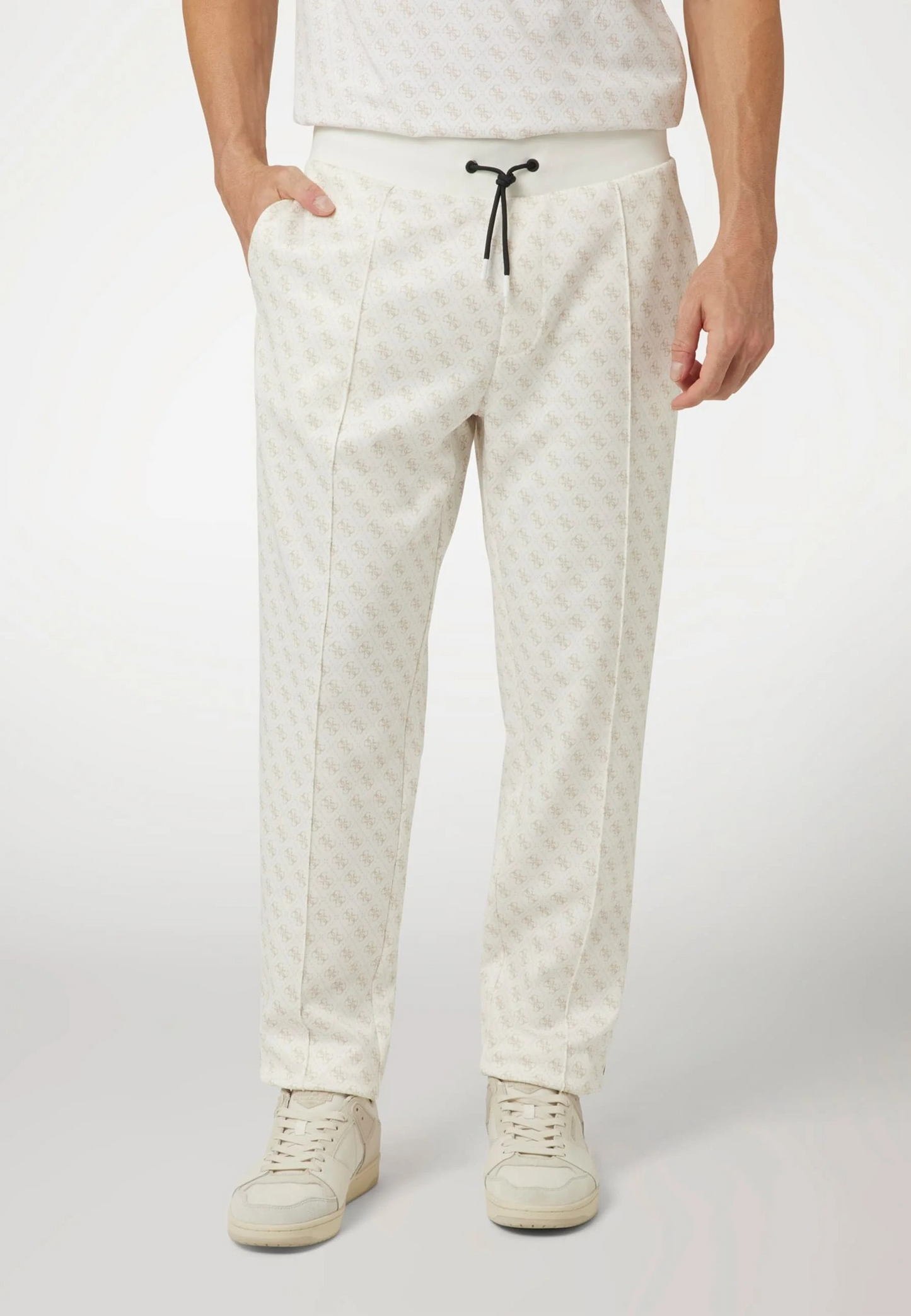 Guess ALLOVER LOGO - Pantalon de survêtement