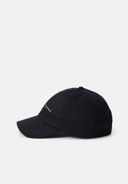 Tommy Jeans LINEAR LOGO PANEL UNISEX - Casquette - black