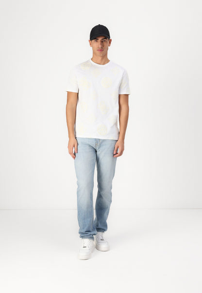 Guess PEONY - T-shirt imprimé - jet black