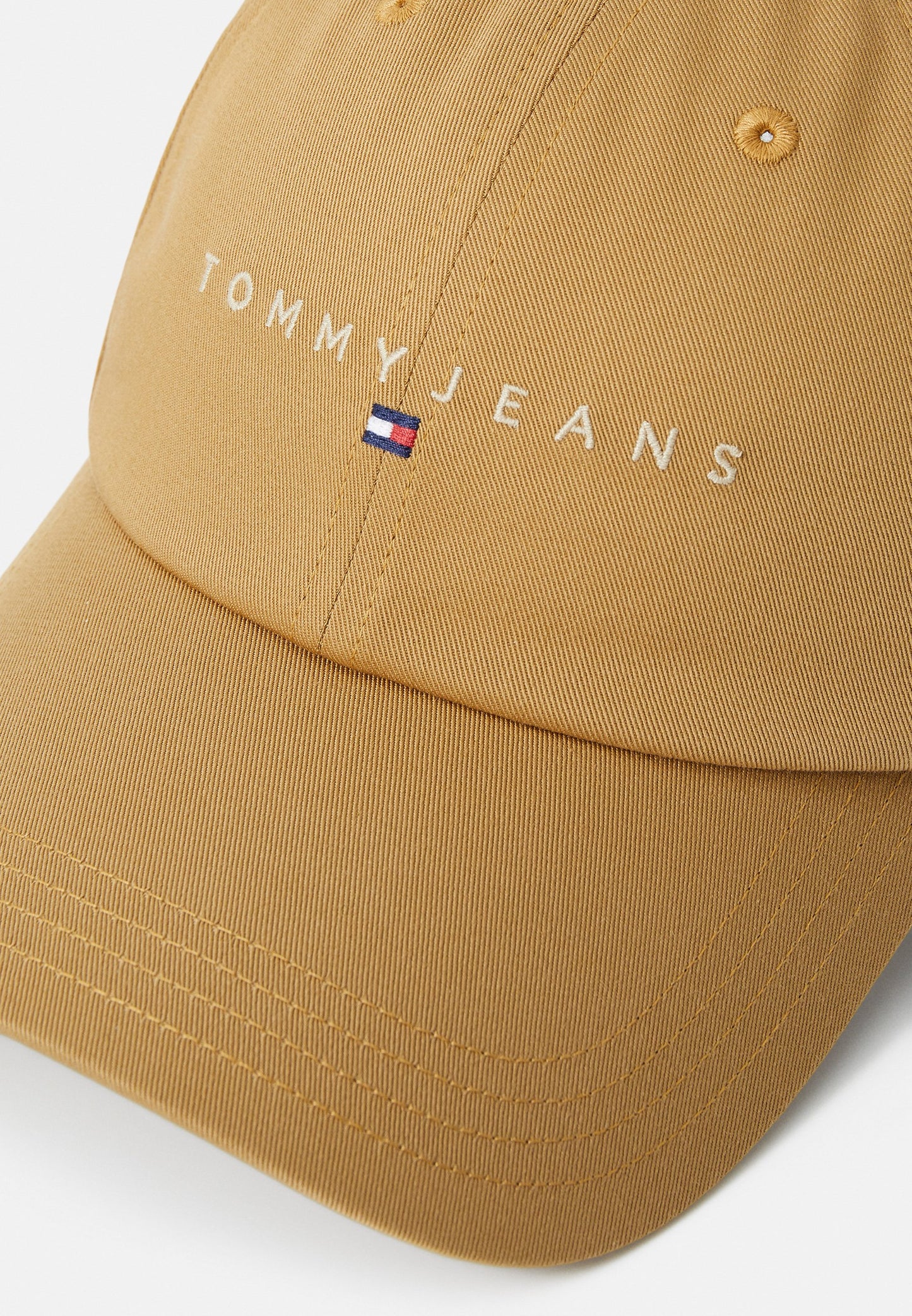 Tommy Jeans LINEAR LOGO PANEL UNISEX - Casquette - natural khaki