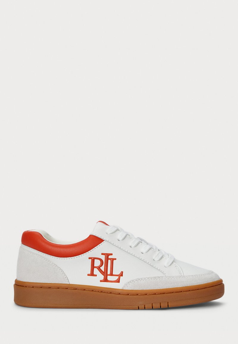 Lauren Ralph Lauren HAILEY VI LEATHER & SUEDE SNEAKER - Baskets basses