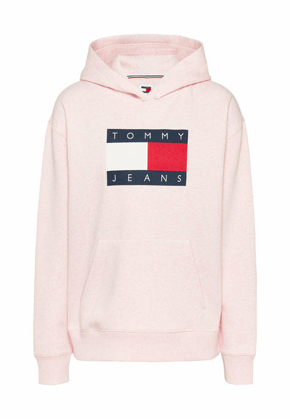 Tommy Jeans Sweat à capuche - ballet pink melange