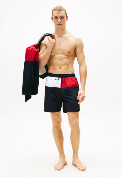 Tommy Hilfiger FLAG LONG LENGTH SWIM - Short de bain