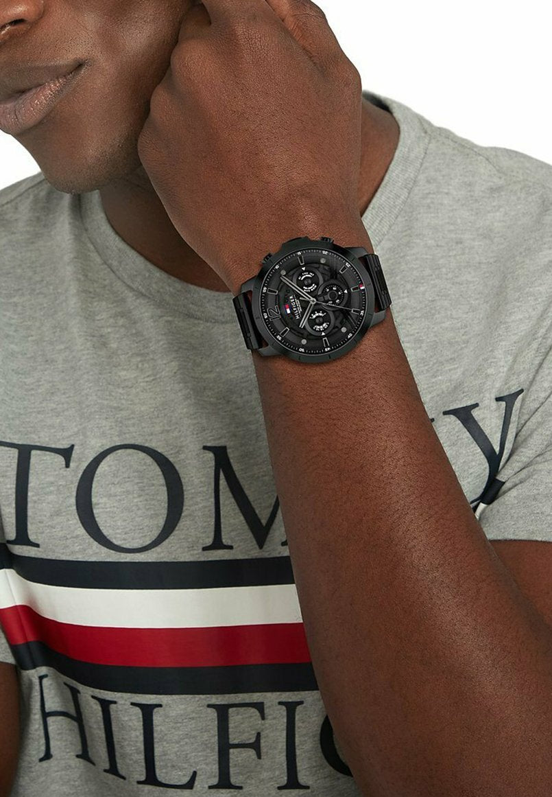 Tommy Hilfiger Montre - schwarz