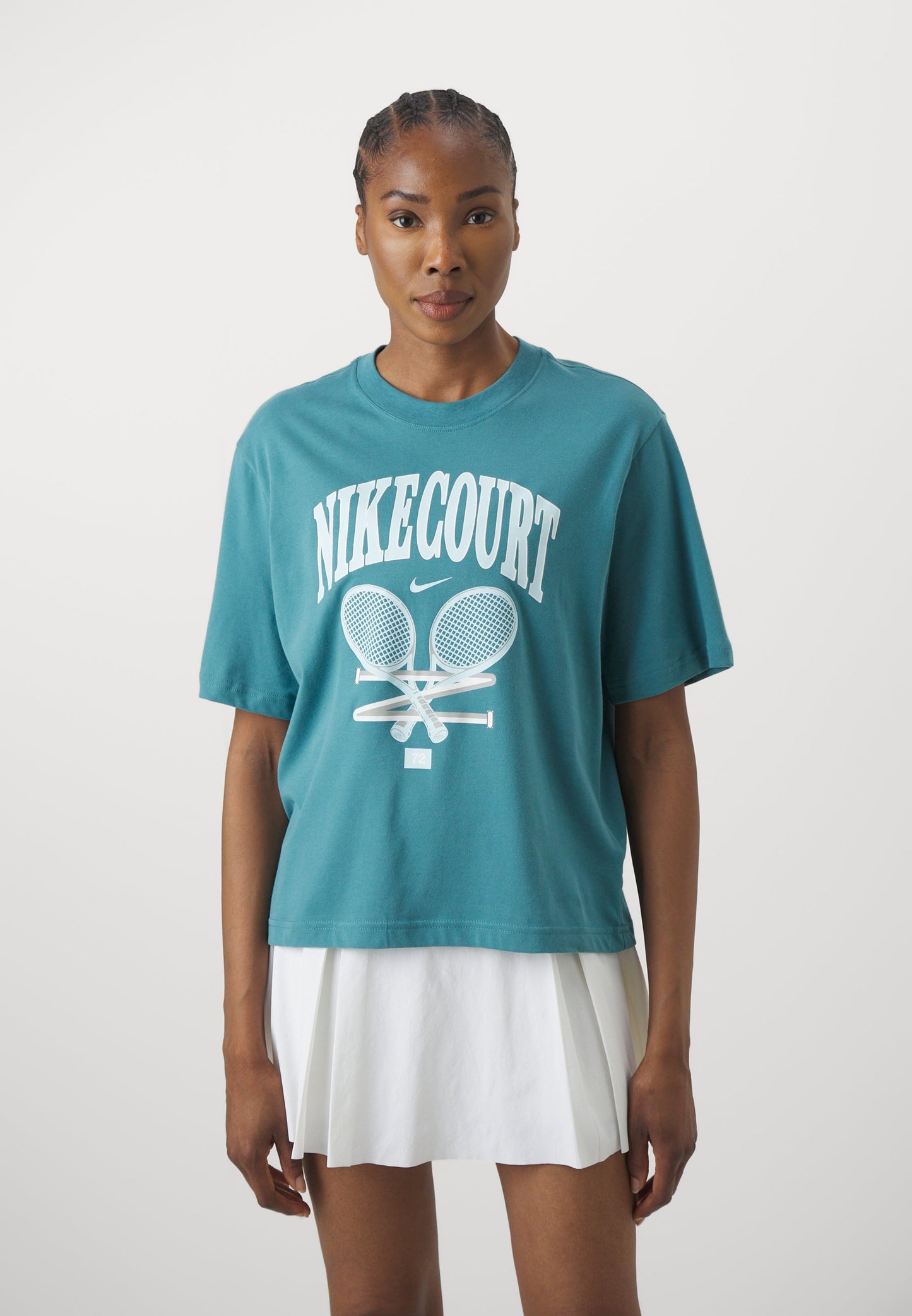 Nike Performance SLAM TEE OPEN - T-shirt de sport - mineral teal