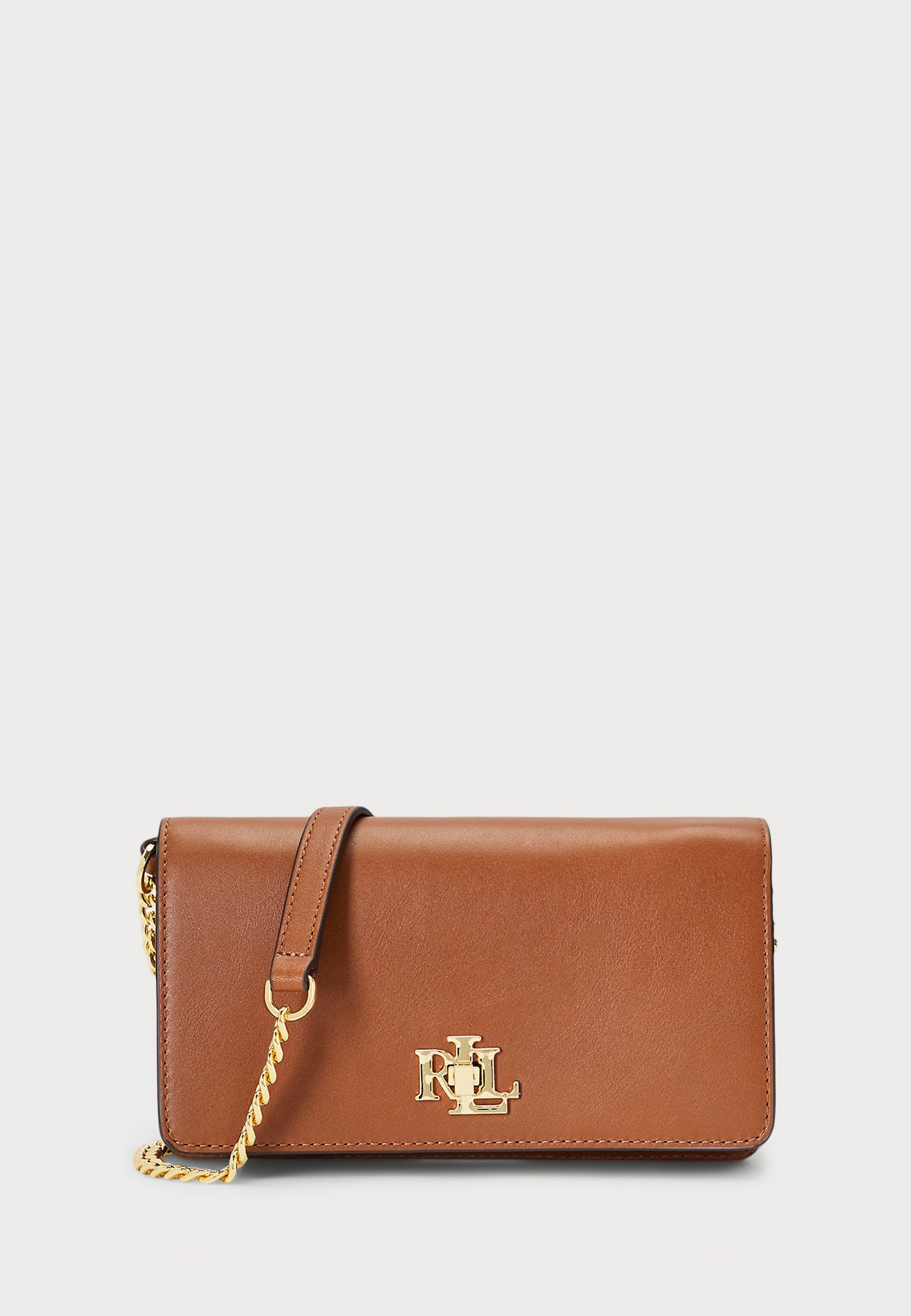 Lauren Ralph Lauren LEATHER CROSSBODY TURN-LOCK TECH CASE - Sac bandoulière