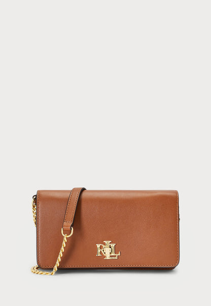 Lauren Ralph Lauren LEATHER CROSSBODY TURN-LOCK TECH CASE - Sac bandoulière