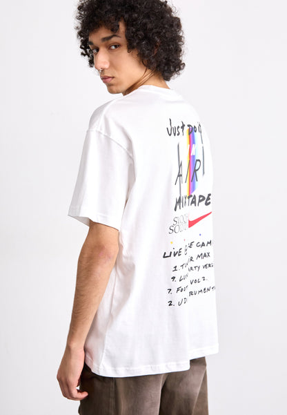 Nike Sportswear TEE MIXTAPE - T-shirt imprimé - white