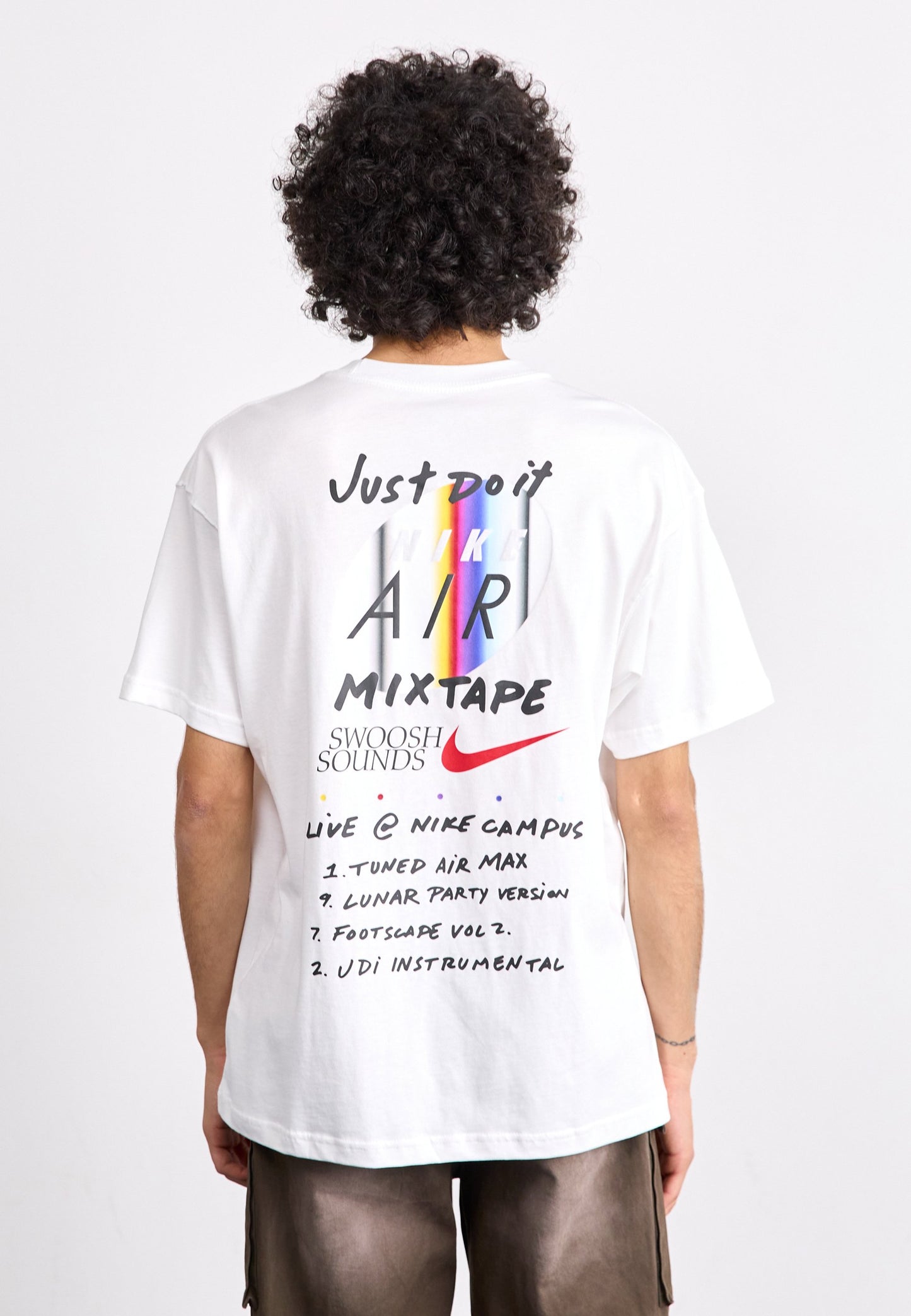 Nike Sportswear TEE MIXTAPE - T-shirt imprimé - white