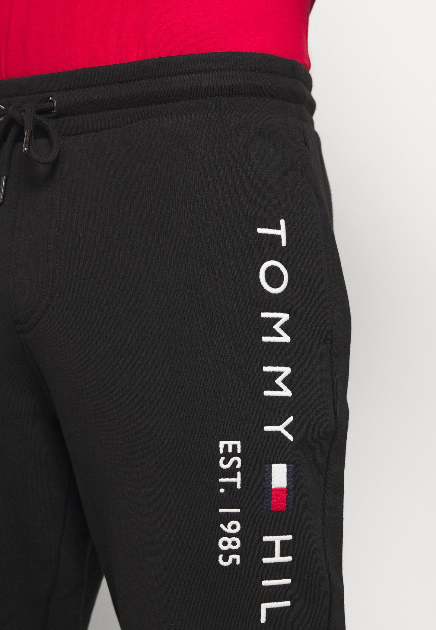 Tommy Hilfiger LOGO - Pantalon de survêtement - black