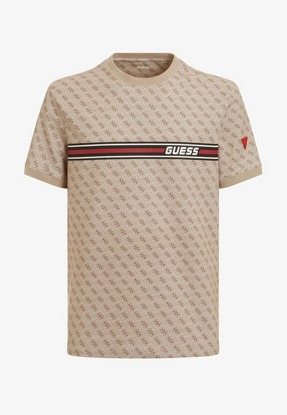 Guess LOGO ALL OVER - T-shirt imprimé