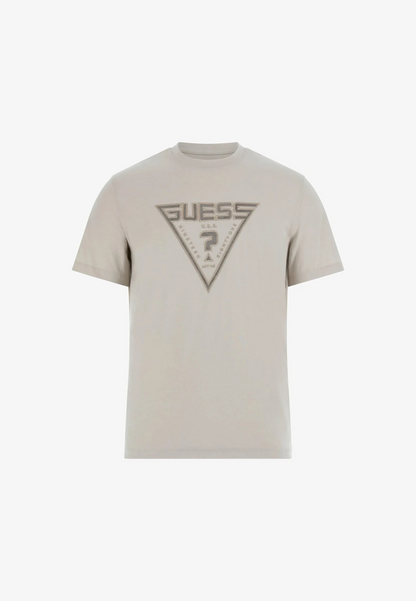 Guess STICKEREI LOGO-DREIECK - T-shirt imprimé