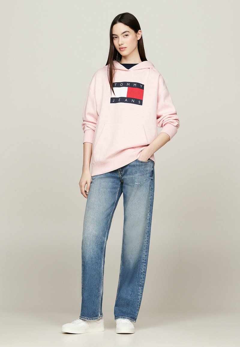 Tommy Jeans Sweat à capuche - ballet pink melange