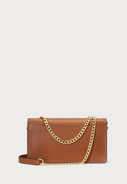 Lauren Ralph Lauren LEATHER CROSSBODY TURN-LOCK TECH CASE - Sac bandoulière