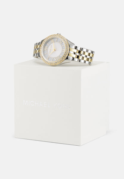 Michael Kors HARLOWE WATCH - Montre - silver/gold