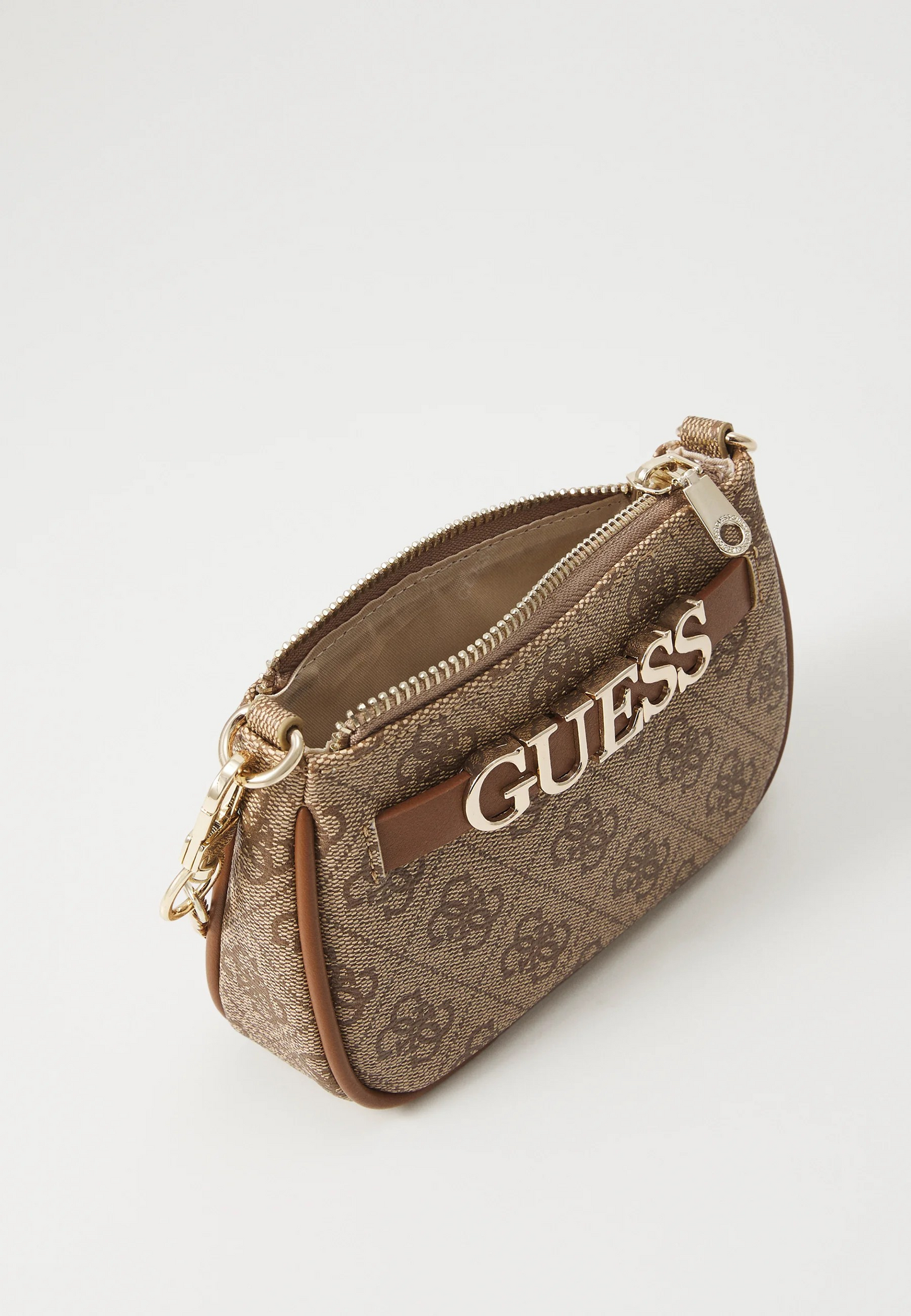 Guess ZAMIRA DAILY POUCH - Pochette - latte multi