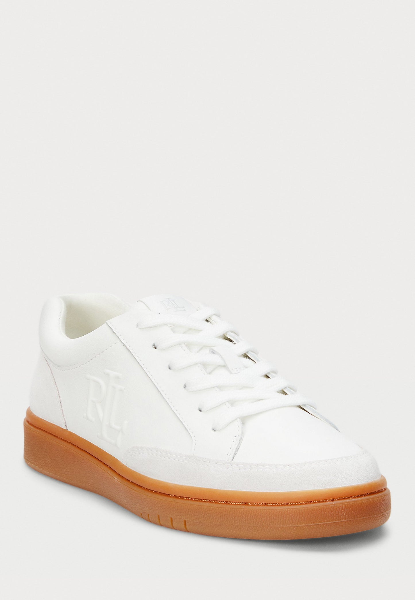 Lauren Ralph Lauren HAILEY VI LEATHER & SUEDE SNEAKER - Baskets basses