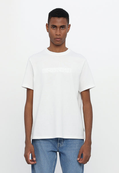 Michael Kors EMBOSSED LOGO TEE - T-shirt basique - cafe