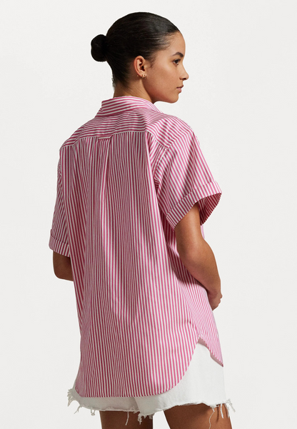 Polo Ralph Lauren OVERSIZE FIT STRIPED COTTON SHIRT - Chemisier