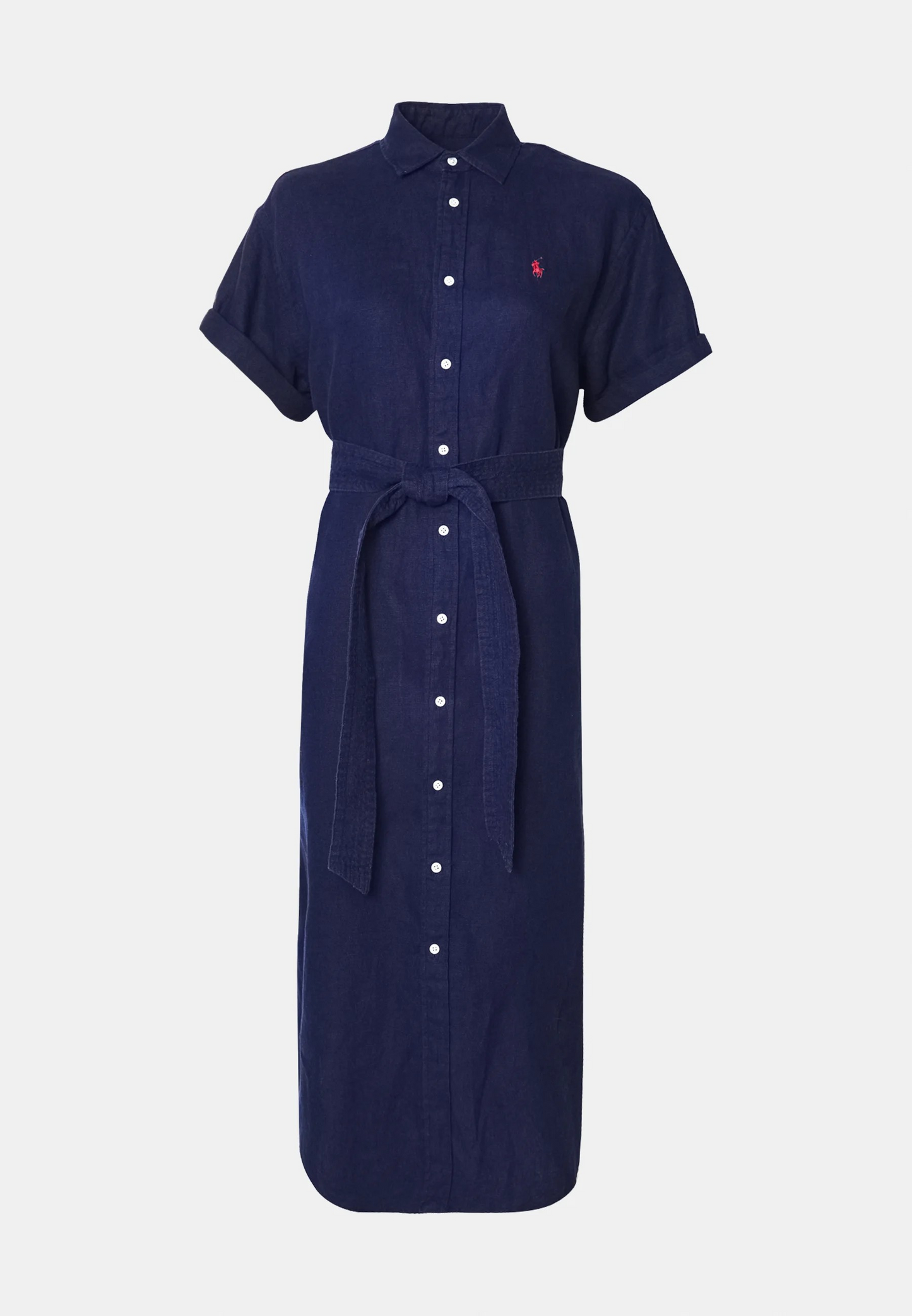 Polo Ralph Lauren BELTED LINEN SHIRTDRESS - Robe chemise