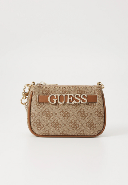 Guess ZAMIRA DAILY POUCH - Pochette - latte multi