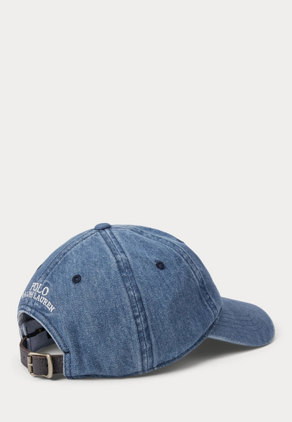 Polo Ralph Lauren INDIGO DENIM BALL CAP - Casquette - medium wash